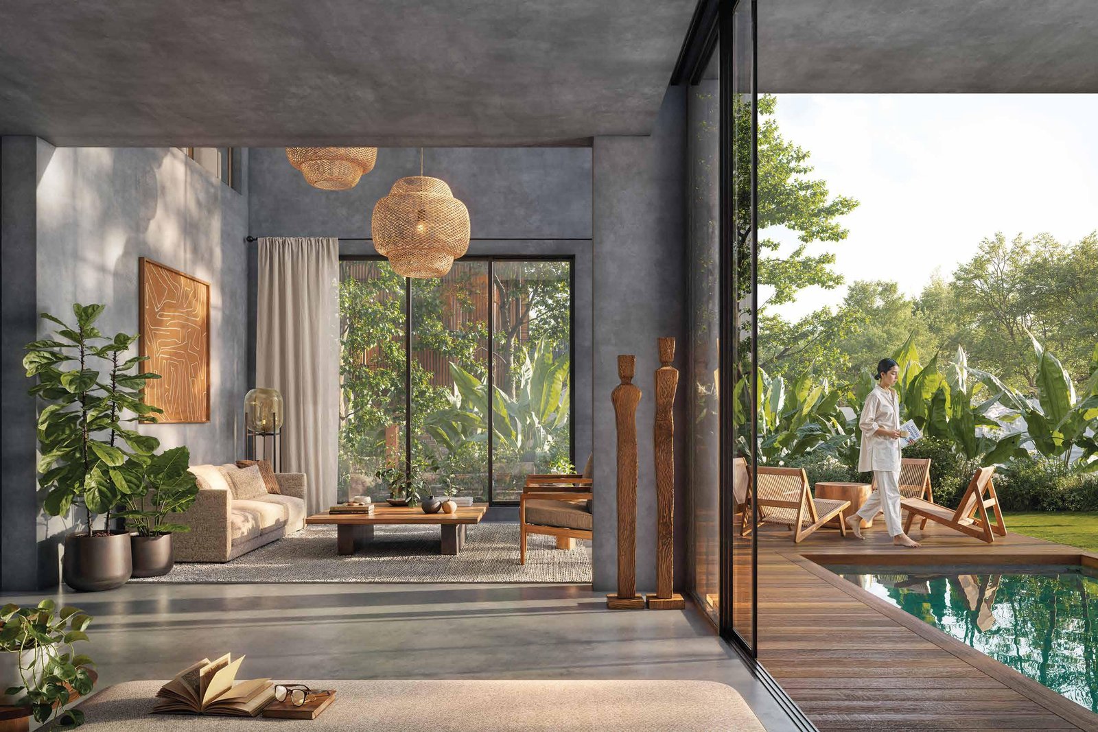 The Sands, Alibaug — Courtyard View