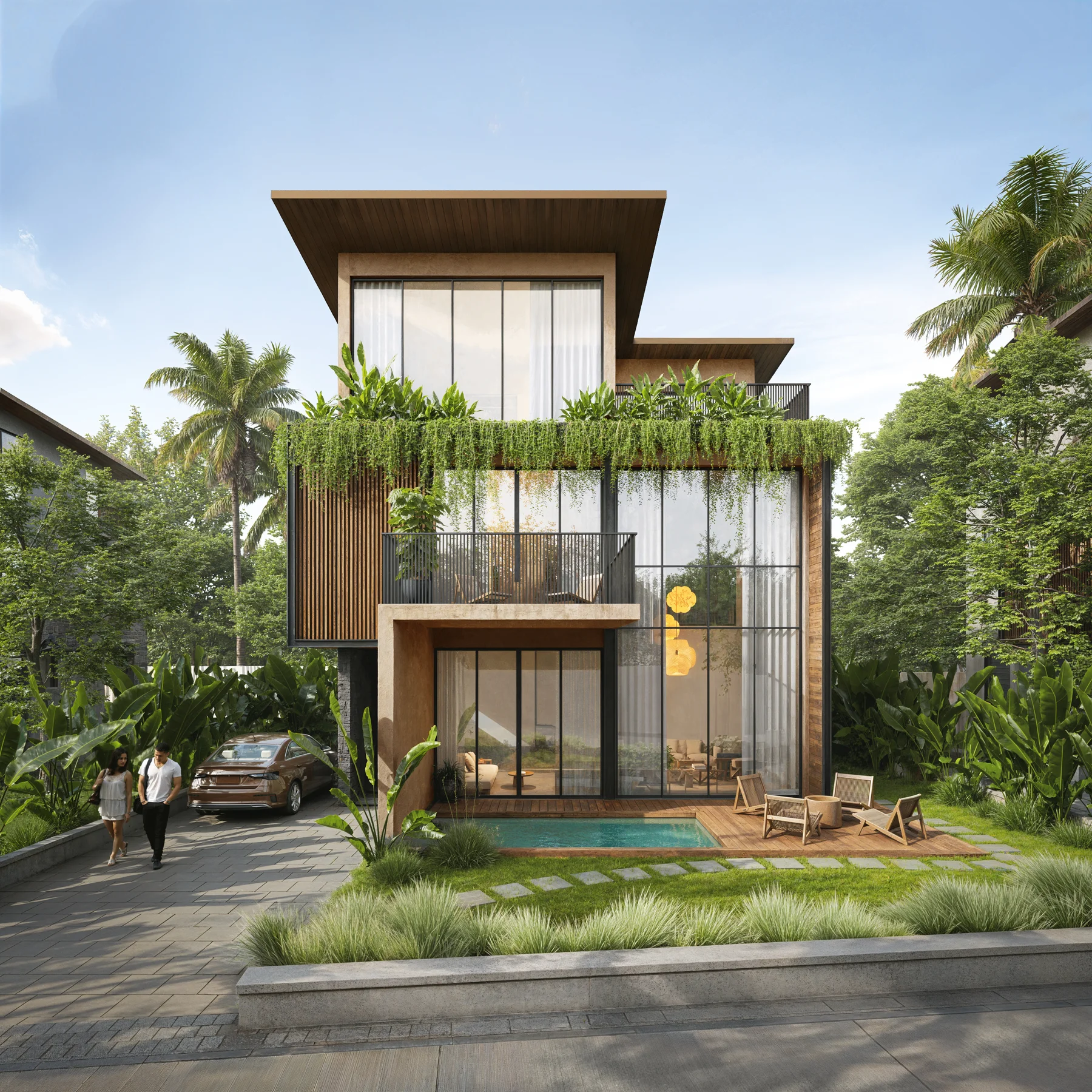 Villa exterior